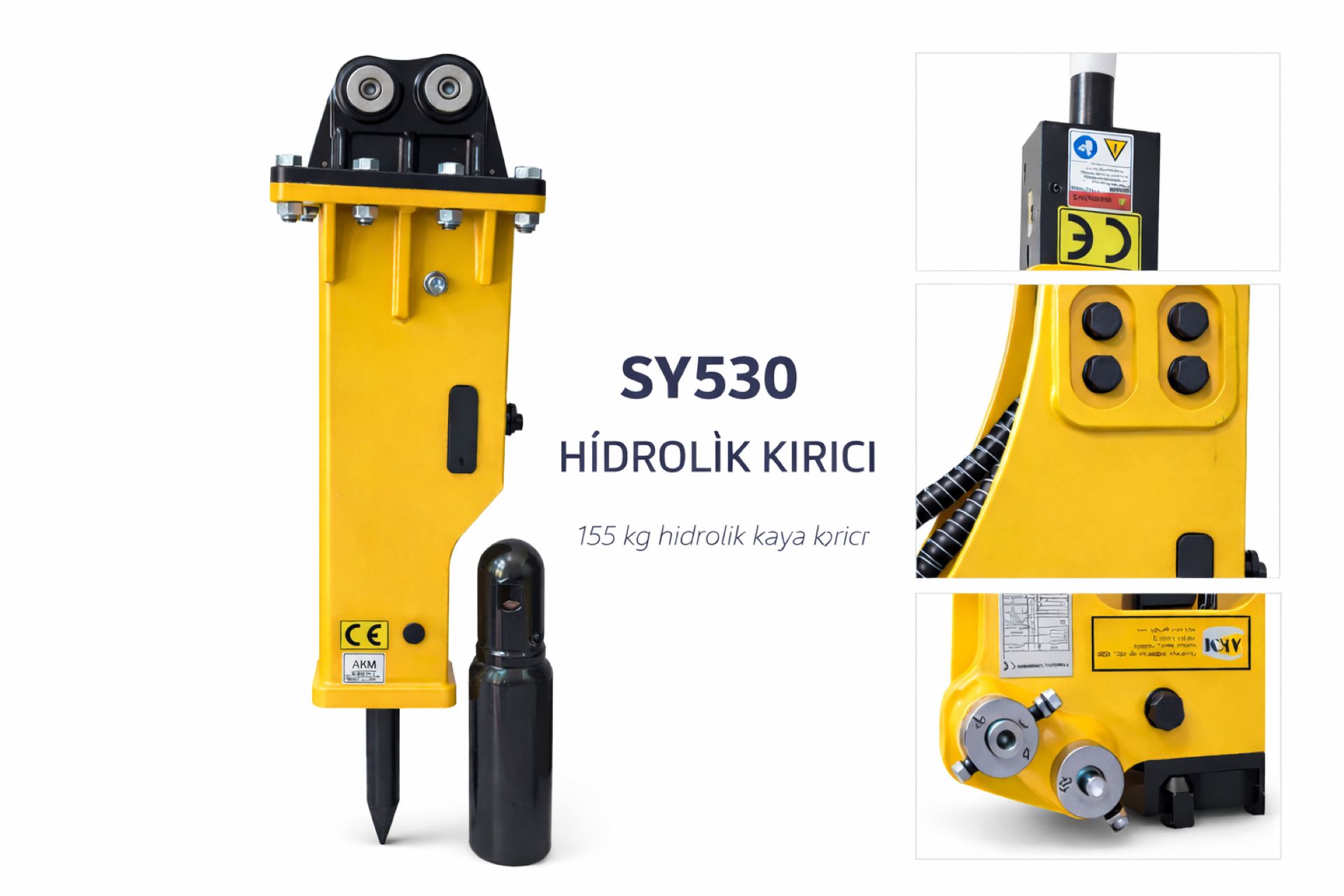 SY530 155KG HİDROLİK KIRICI