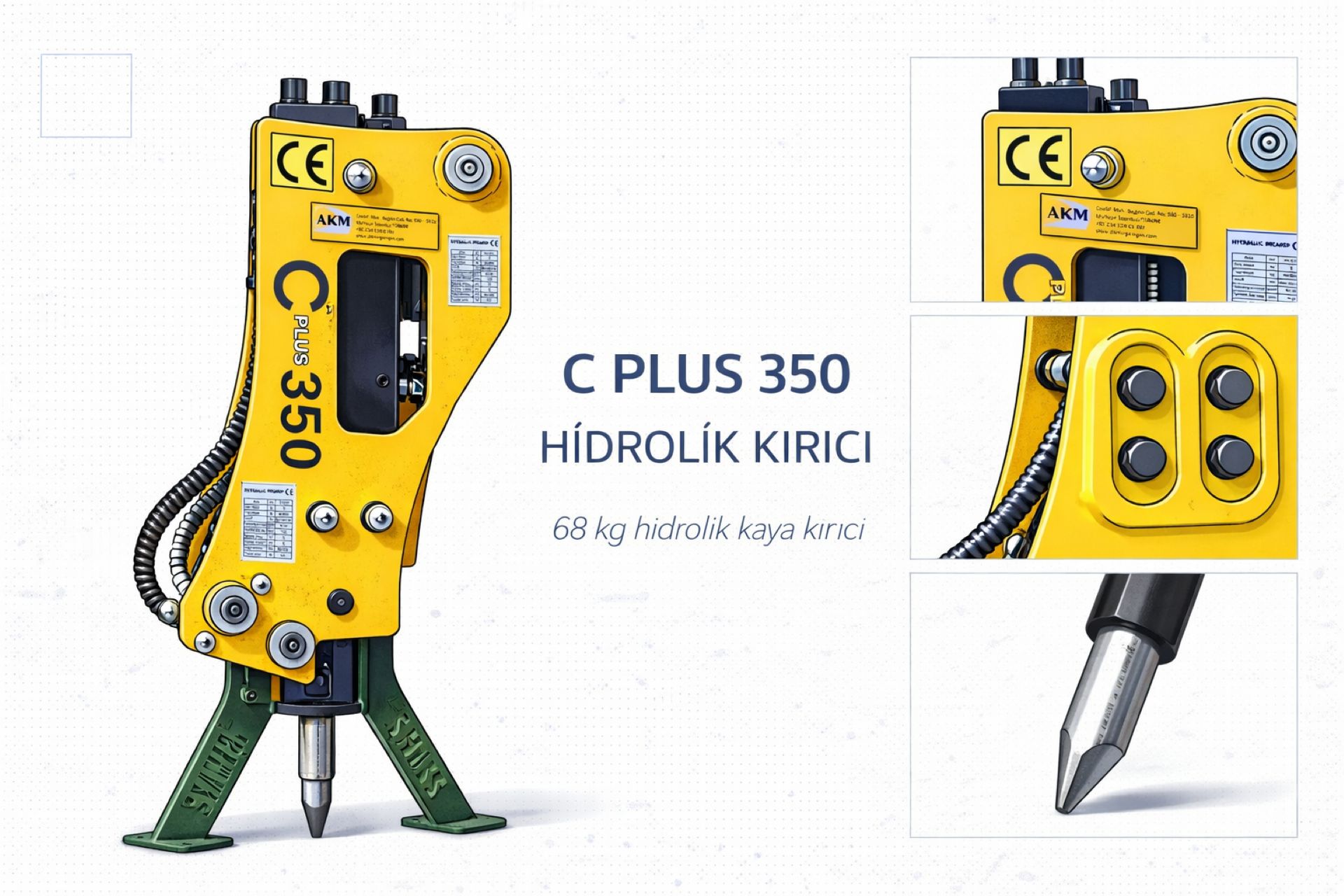 SY350 68KG HİDROLİK KIRICI